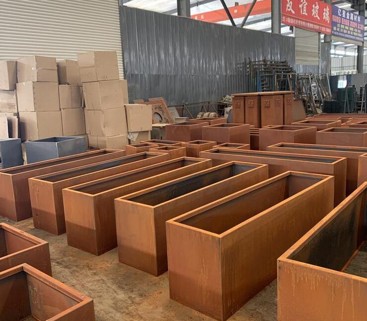 甘德耐候钢板花箱